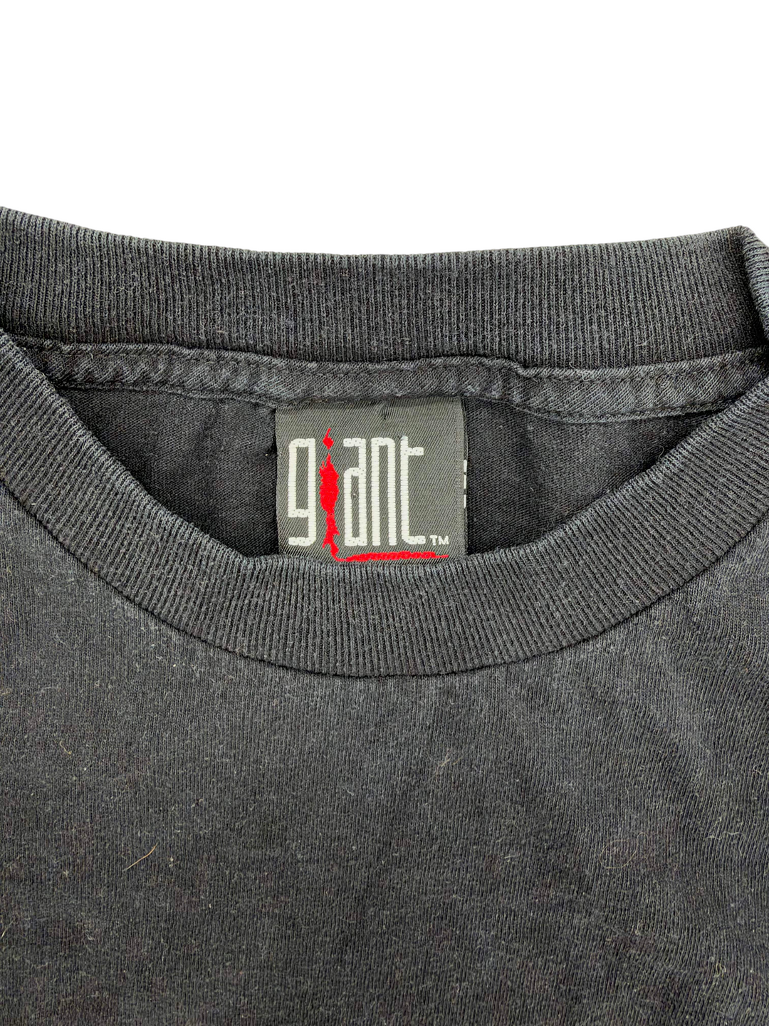 Exile Vintage black 1990s Metallica long sleeve t-shirt featuring a Giant brand neck label