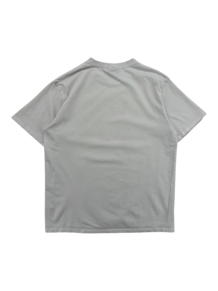 Exile Vintage Cactus Plant Flea Market white short sleeve t-shirt, back view, size large.