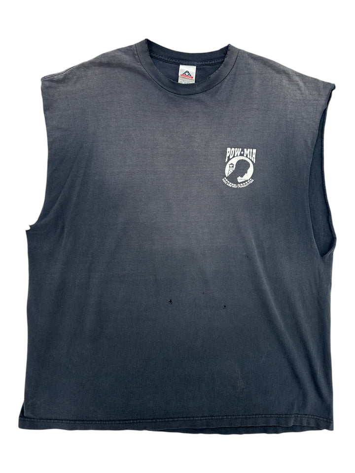 Faded Pow Mia You Are Not Forgotten Muscle T-shirt