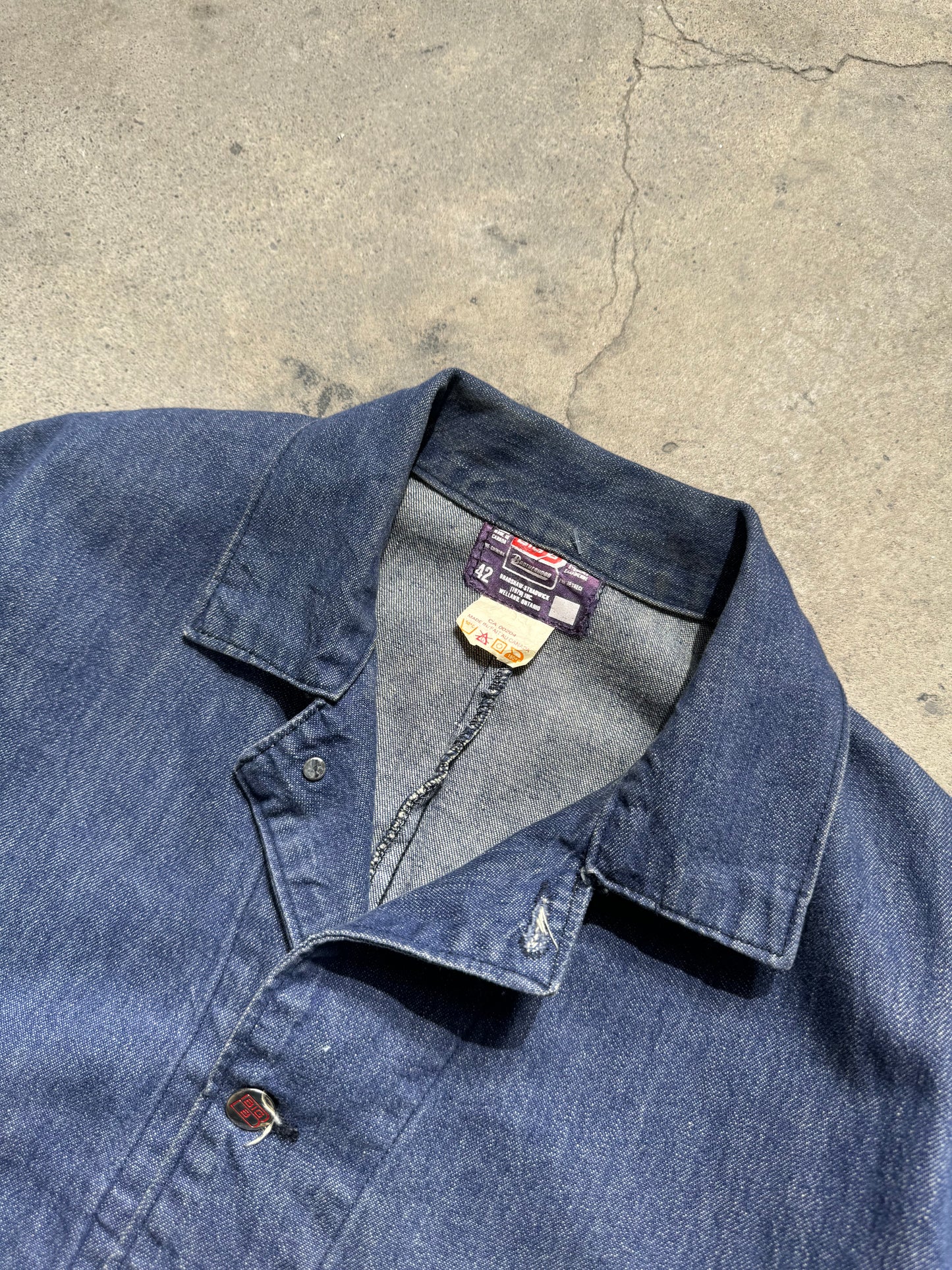 Vintage 1980s - Big B Brotherhood Ttc Chore Coat