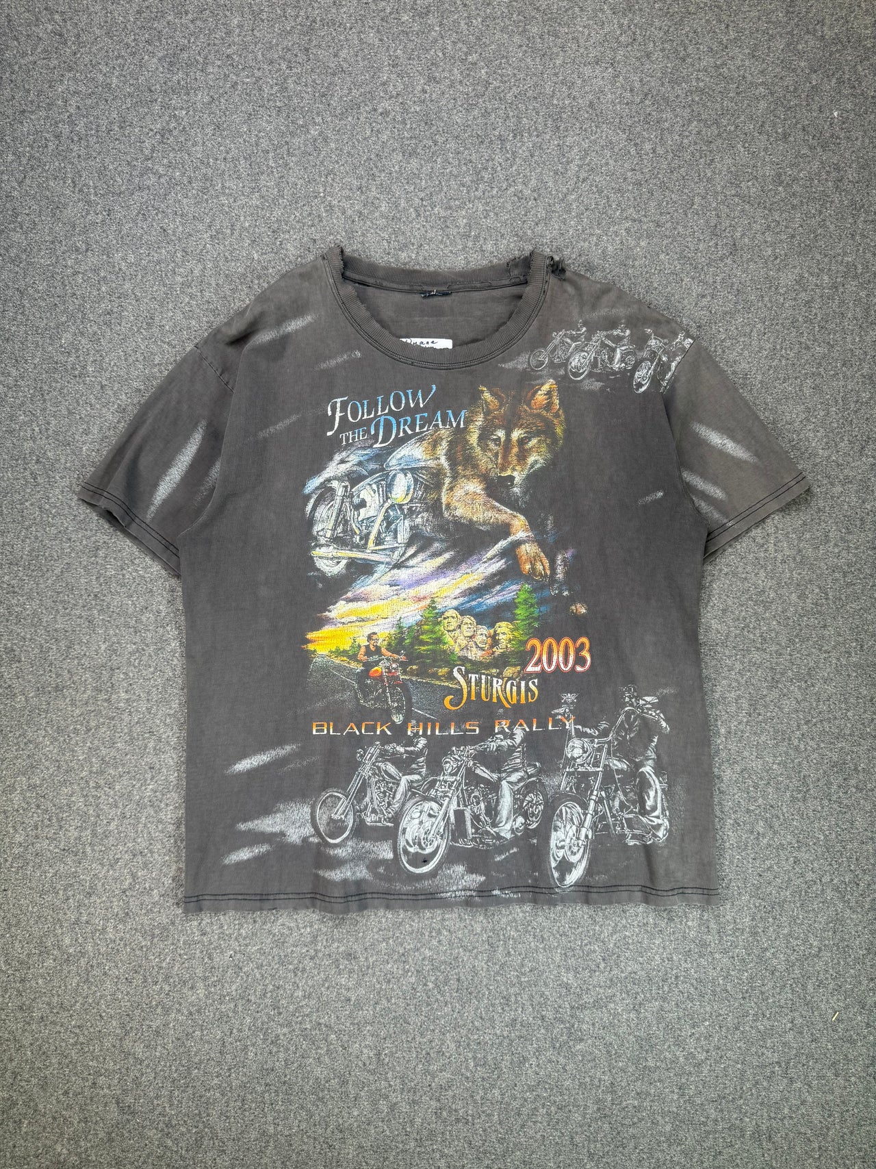 2000s - Sturgis "Follow The Dream" AOP Biker T-Shirt
