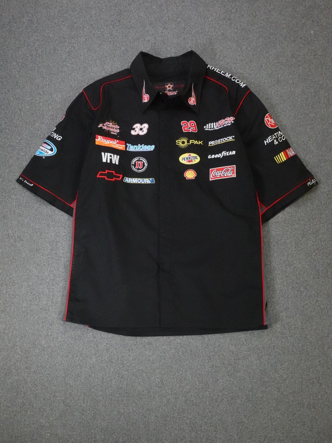 2000s - JH Designs NASCAR Racing Short Sleeve Shirt