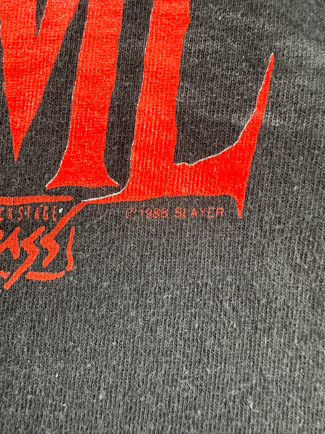 1980s Slayer "Root Of All Evil" T-shirt