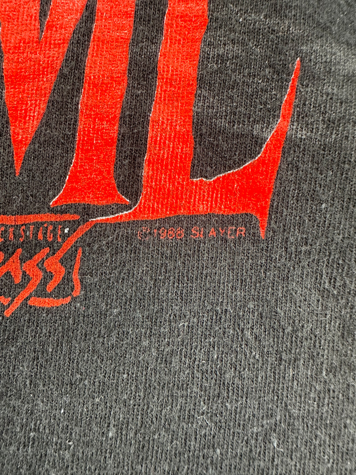 1980s Slayer "Root Of All Evil" T-shirt