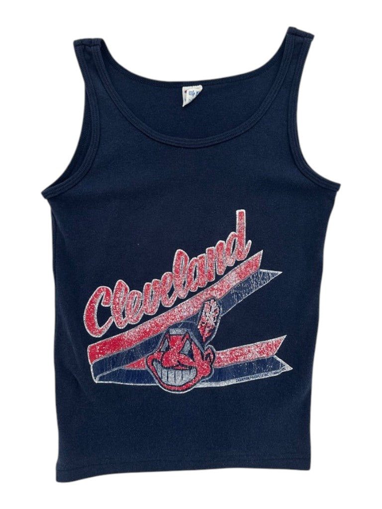 1980s Cleveland Indians Tank Top