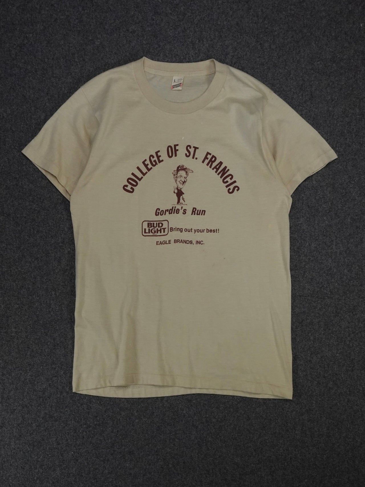 1980s - Bud Light College Promo T-Shirt