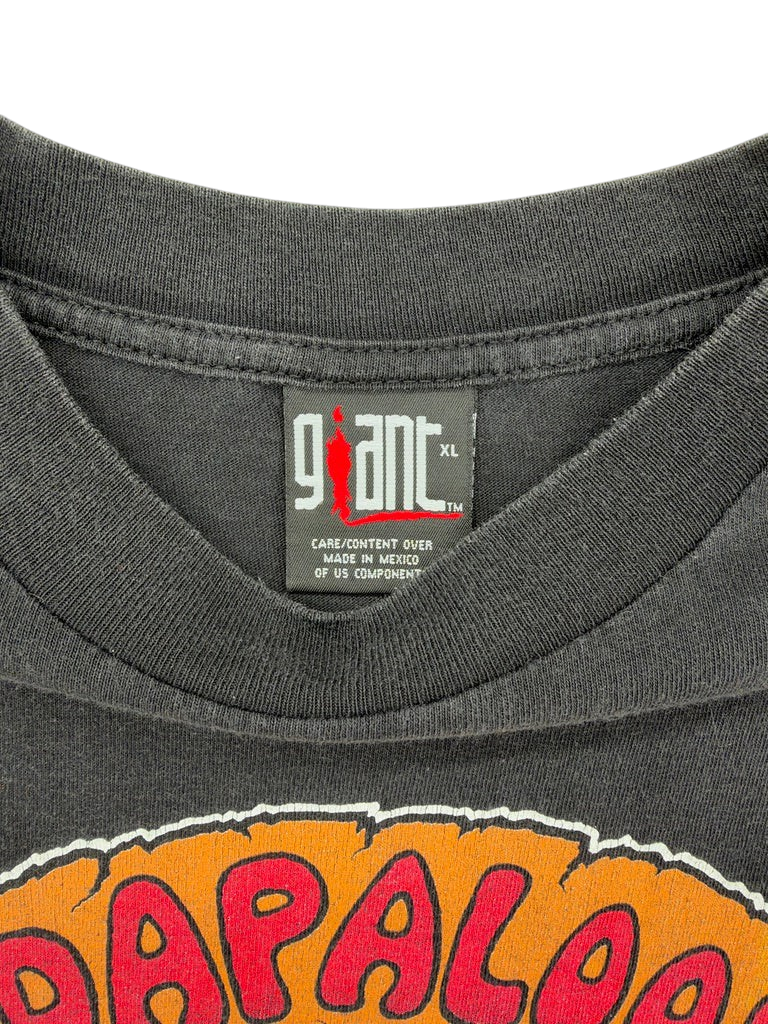 Exile Vintage 1990s Metallica Loadapalooza vintage band t-shirt with Giant brand tag, size XL, black cotton.