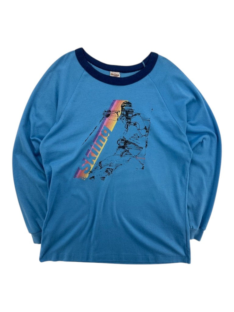 1980s Skiing Long Sleeve T-shirt