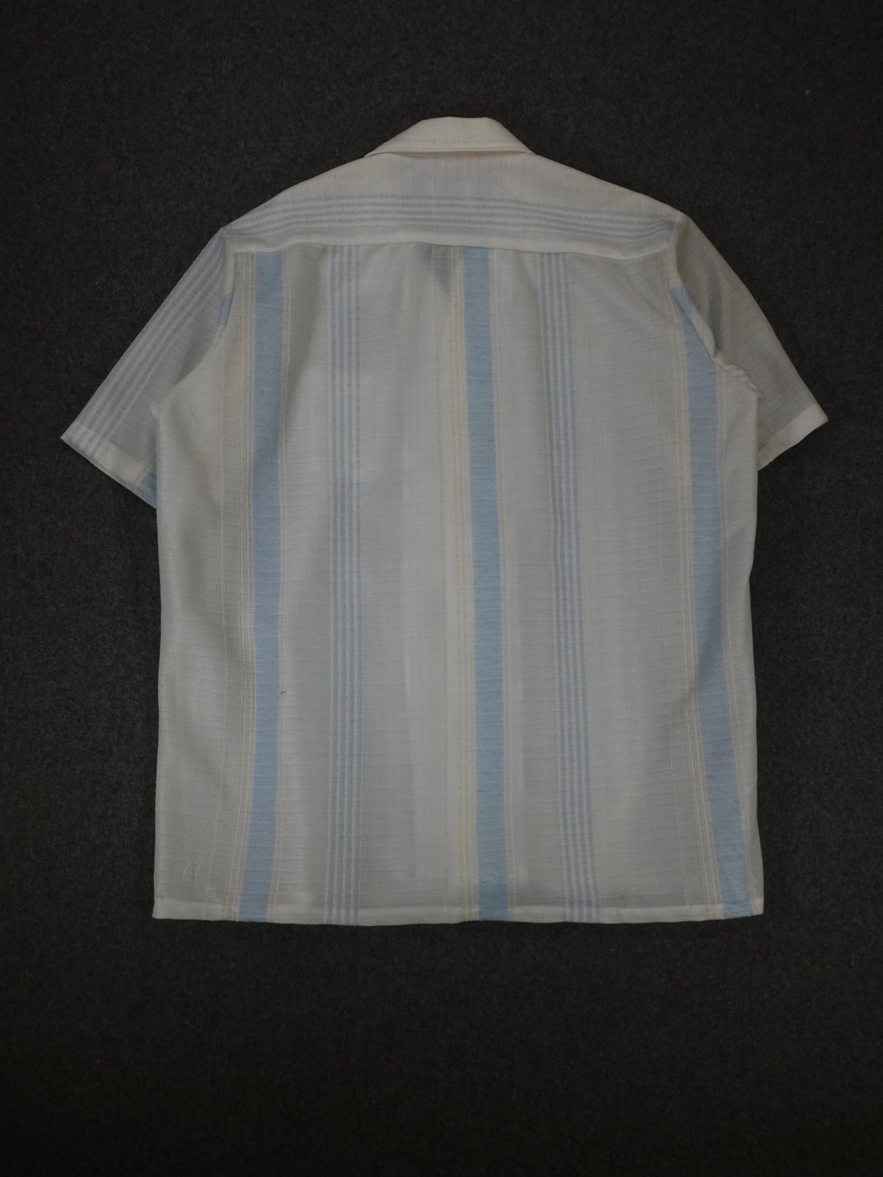 Vintage 1970s - Alleson Of Rochester Texturized Polyester Short Sleeve Shirt