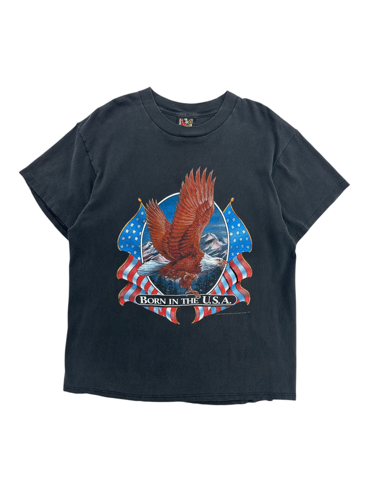 1990s Harley-Davidson Born In The USA 3D Emblem  T-shirt