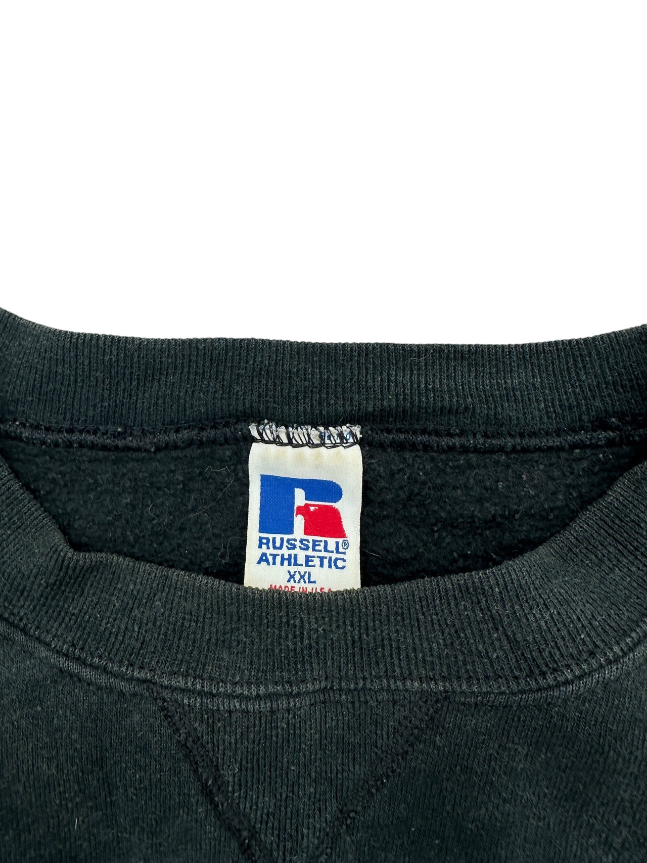1990s Russel Black Sweatshirt