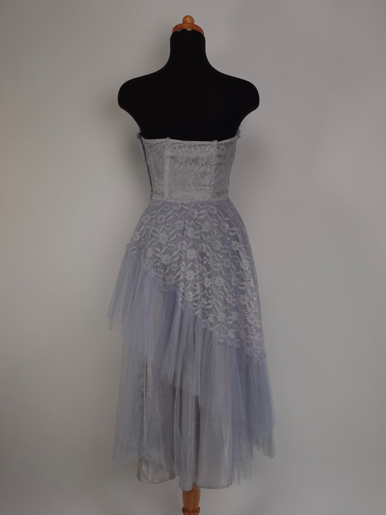1950S/60S - TOOL LACE PROM DRESS