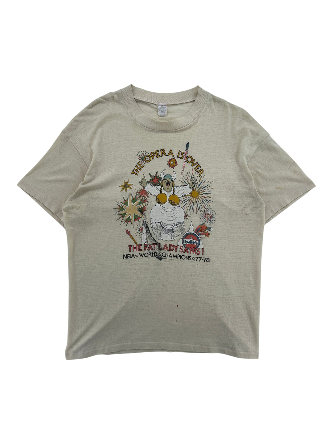1970s Washington Bullets NBA Champions T-shirt