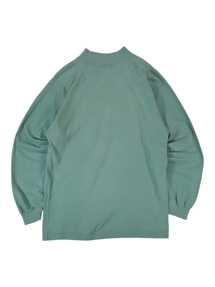 1990s Apple Long Sleeve Mock Neck T-Shirt