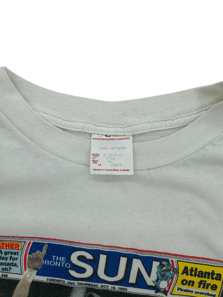 1990s Toronto Blue Jays Newspaper YES T-shirt