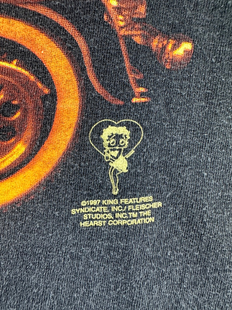 2000s Betty Boop Biker T-shirt