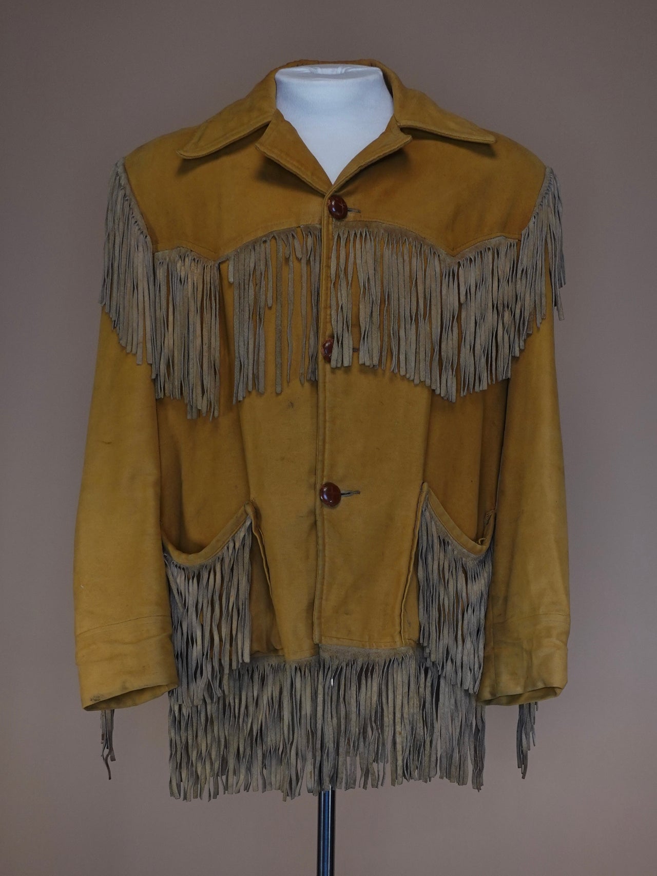 1970s - Sears Chamois Cloth Jacket with Fringe