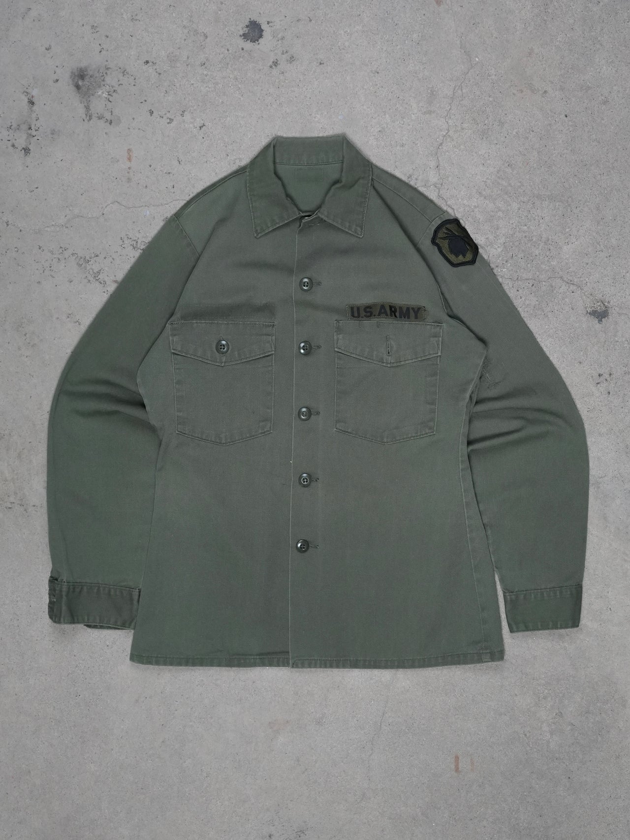 Vintage 1970s - Vietnam Era Og107 Utility Shirt