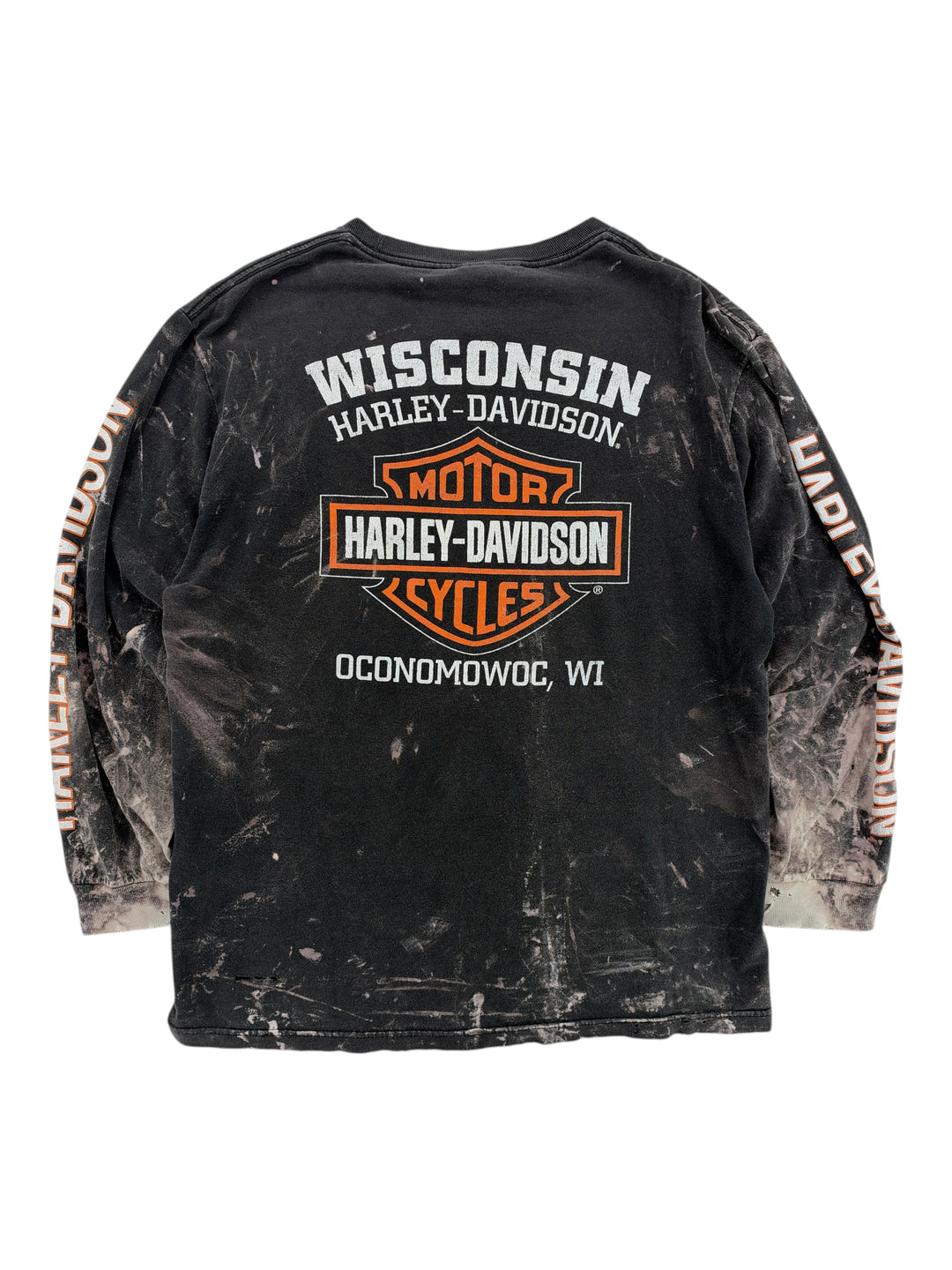 2000s Harley Davidson Distressed Long Sleeve Shirt