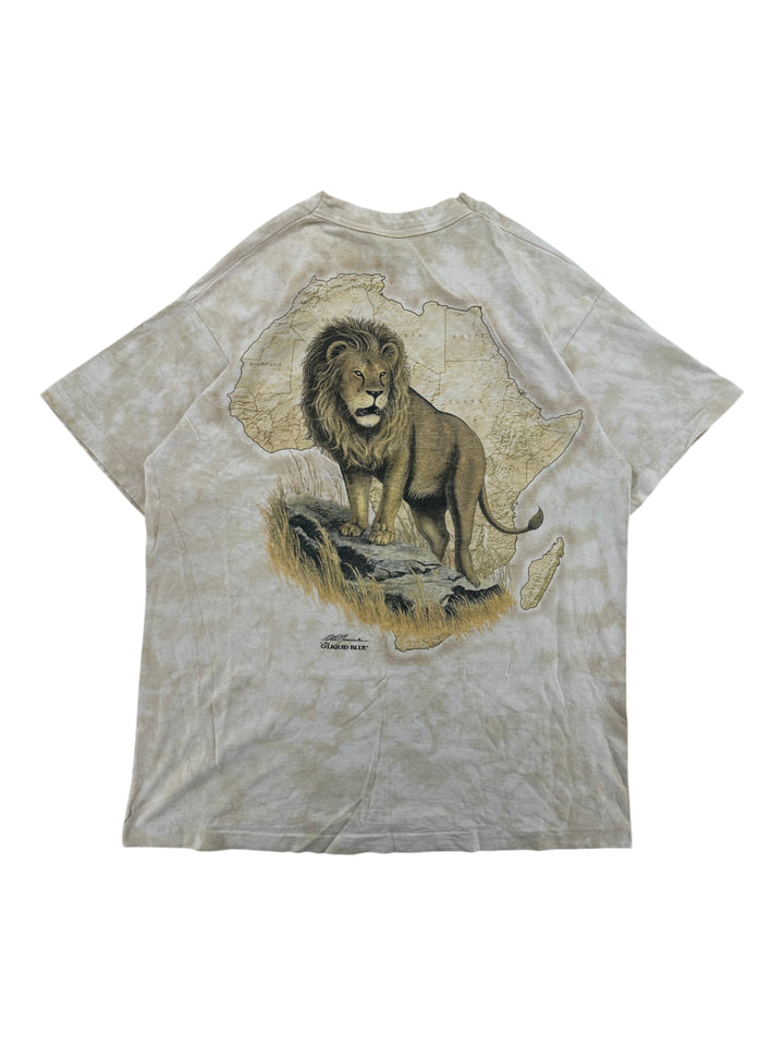 1990s Liquid Blue AOP Lion T-shirt