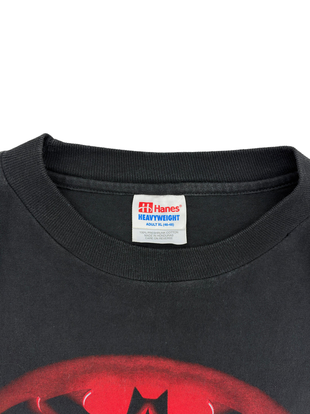 Exile Vintage black 1990s Batman and Robin Taco Bell t-shirt featuring a Hanes Heavyweight XL tag