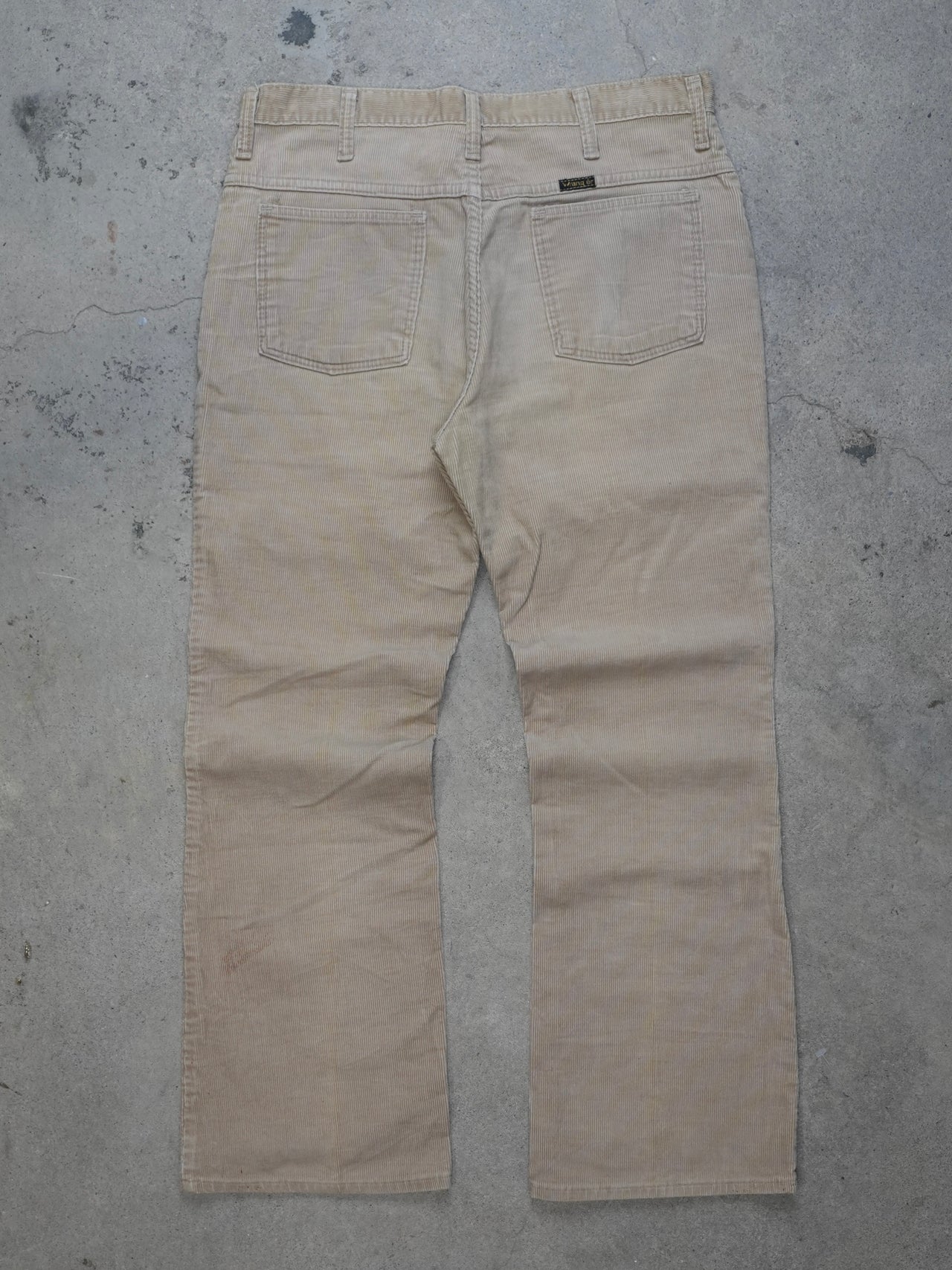 Vintage 1970s - Wrangler Corduroy Flared Trousers