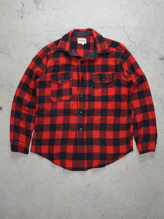Melton Buffalo Plaid Button-Up Shirt (M)
