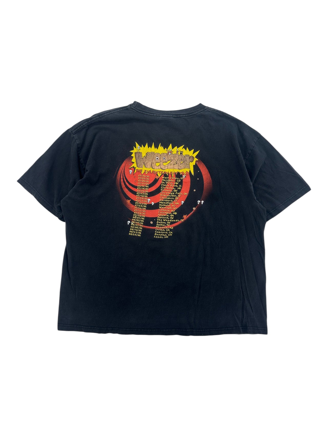 2002 Weezer The Enlightenment Tour T-shirt