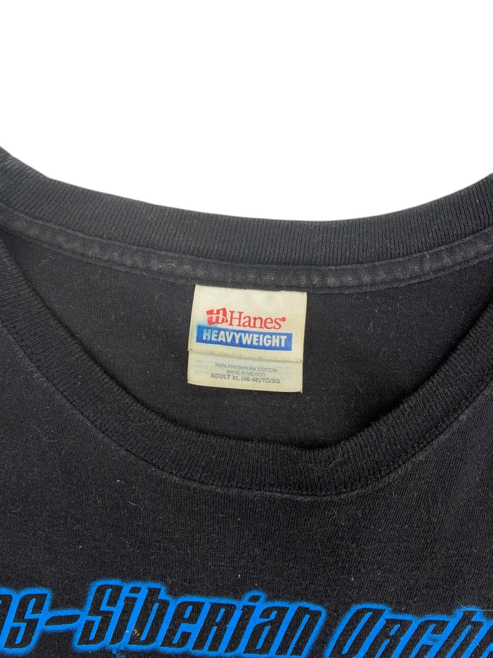 Exile Vintage black 2000s Trans-Siberian Orchestra tour t-shirt with Hanes Heavyweight tag, size XL