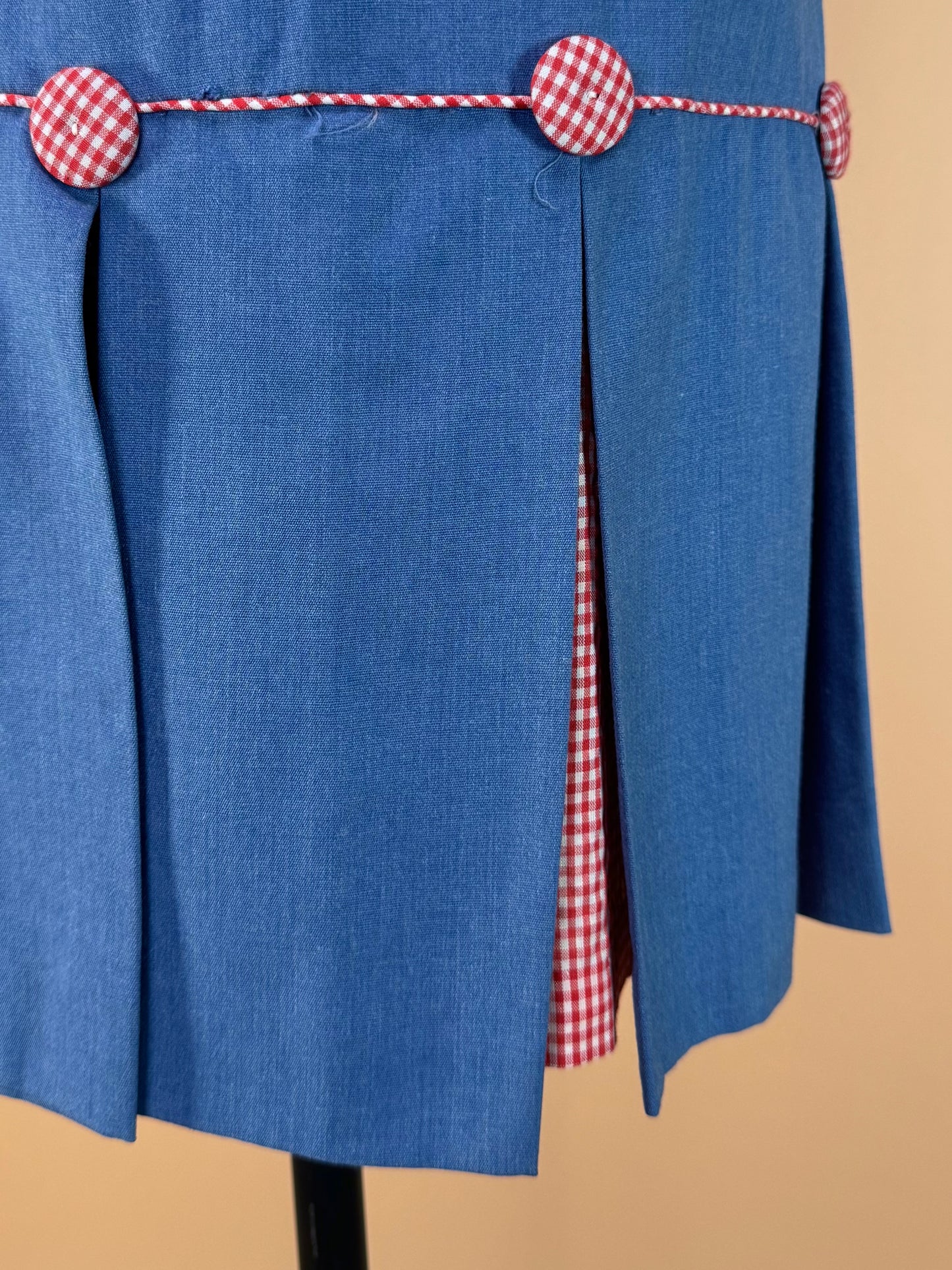 1940s/40s Cotton Knee Length Dress