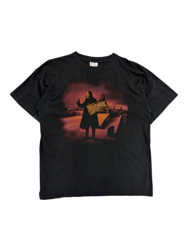 Exile Vintage 1990s black Ozzy Osbourne Ozzfest graphic t-shirt in size XL with a vintage band tour print
