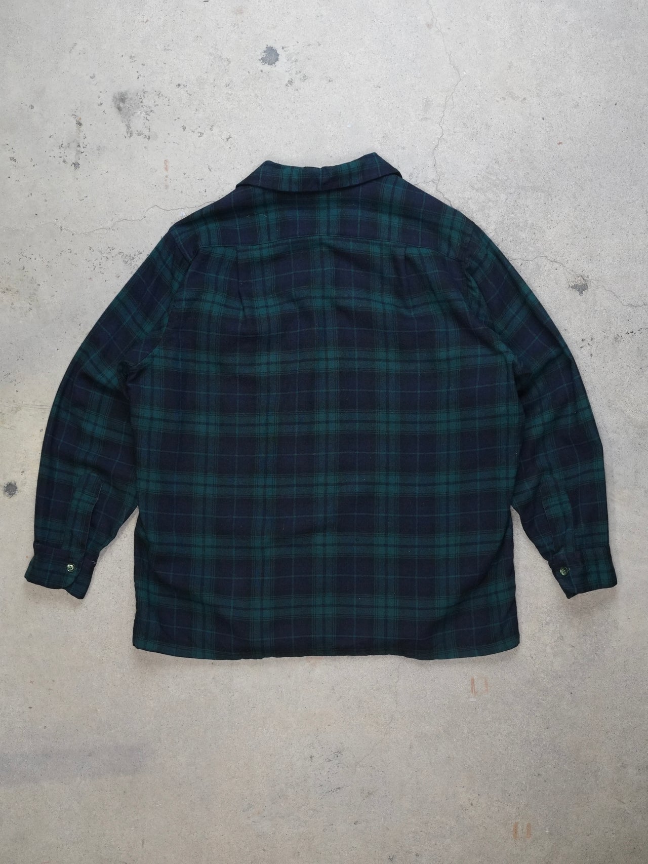 Vintage 1960s - Pendleton Loop Colar Flannel Shirt