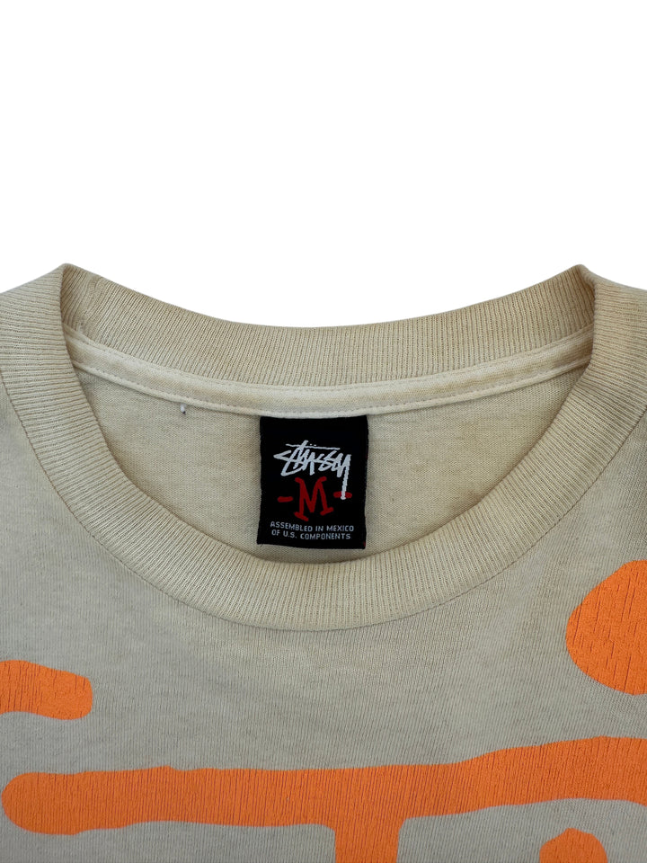 2000s Stussy Swirl Logo T-shirt