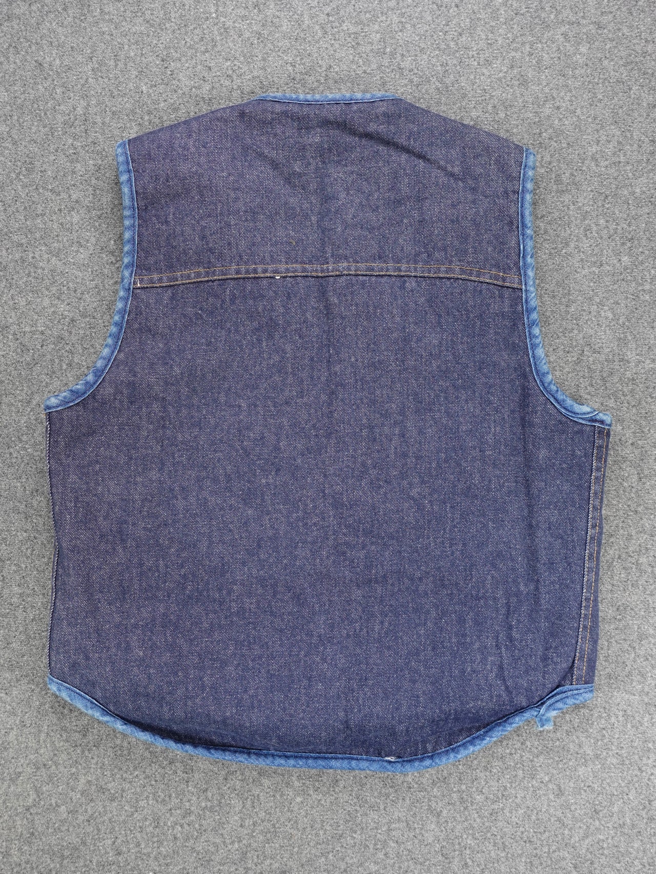 1970s - Roebucks Denim Sherpa Vest
