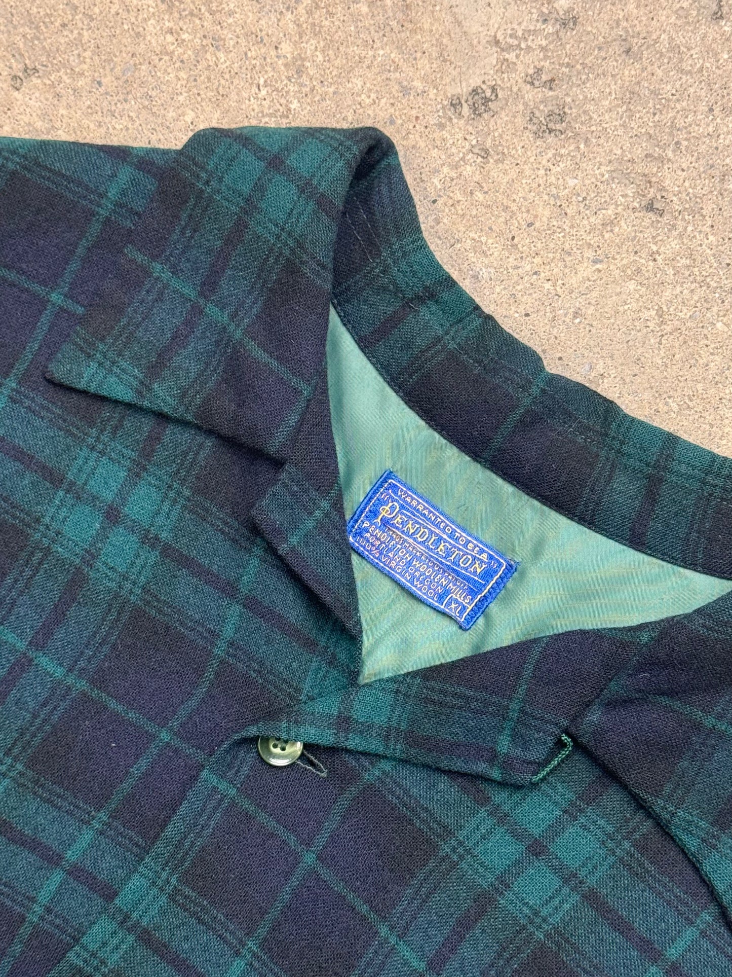 1960S - PENDLETON LOOP COLAR FLANNEL SHIRT