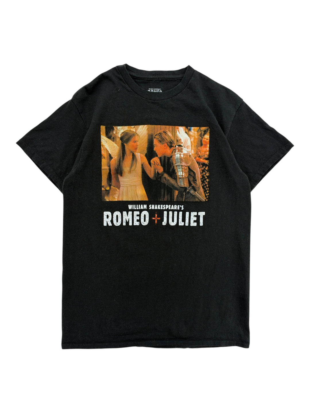Exile Vintage black cotton t-shirt featuring a graphic print of the William Shakespeare&