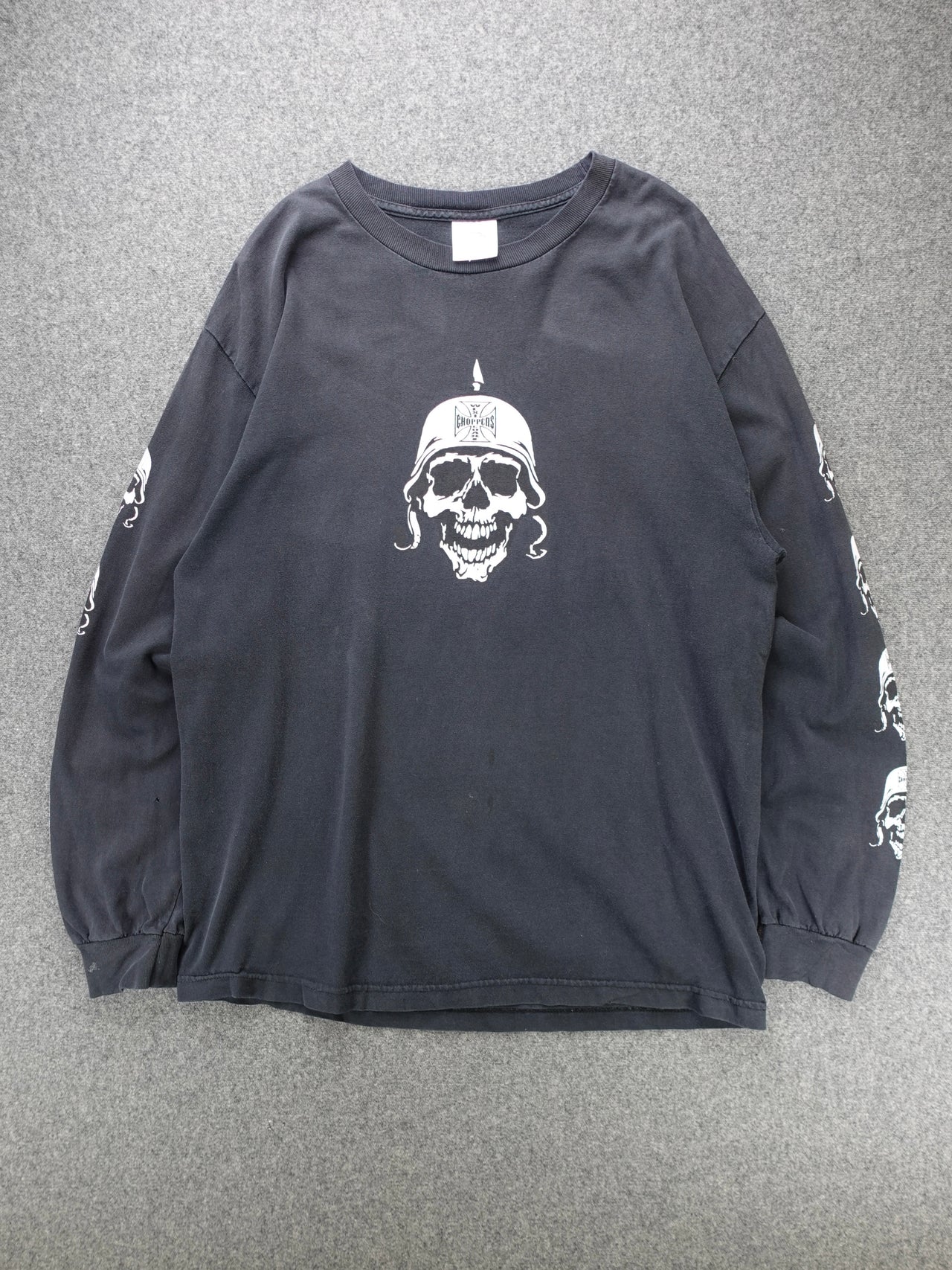 2000s - West Coast Choppers Long Sleeve Biker Shirt