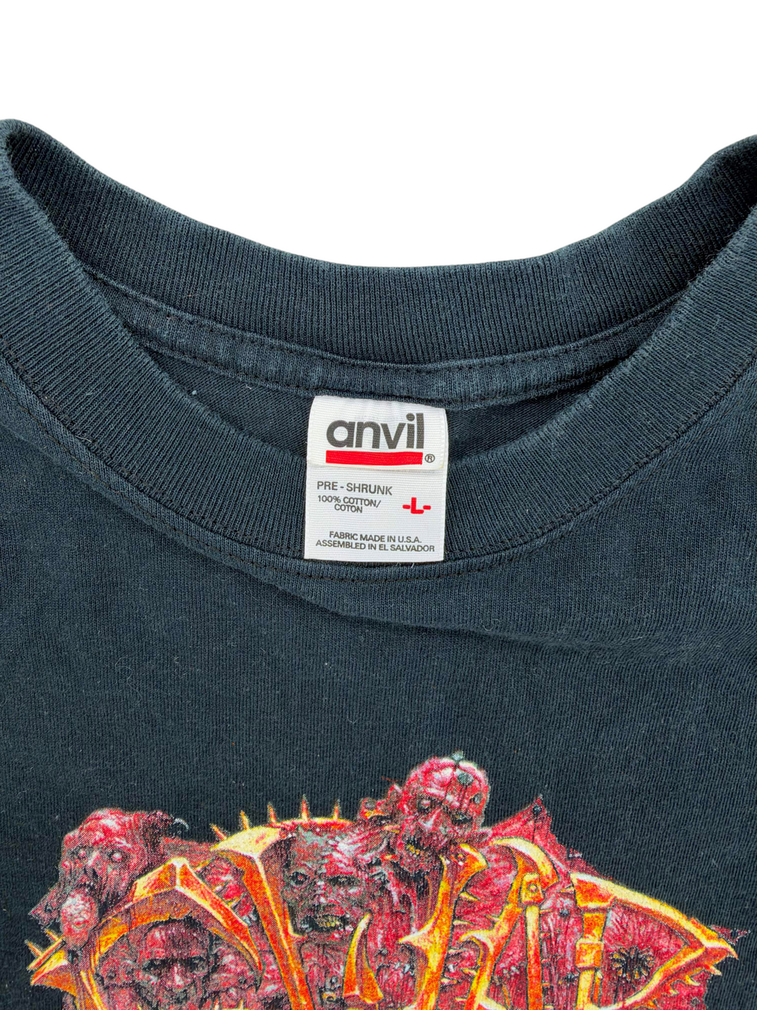 Exile Vintage black 2000s GWAR Blood Drive tour t-shirt featuring Anvil tag and graphic print