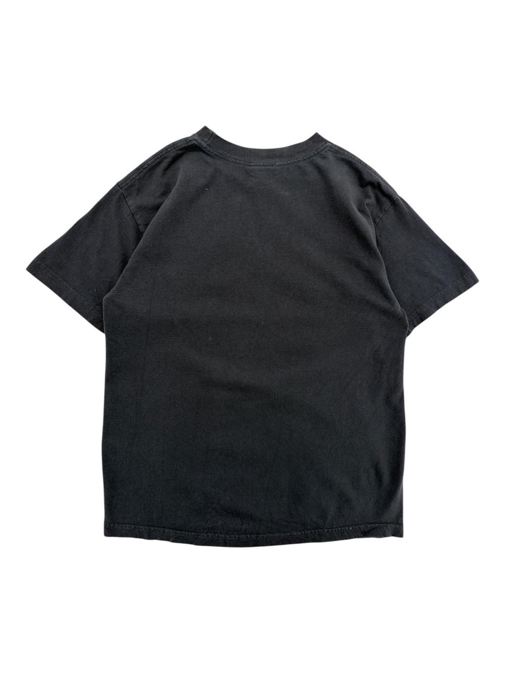 Exile Vintage black 2000s King Of The Hill graphic t-shirt, back view of a size medium cotton crew neck tee.