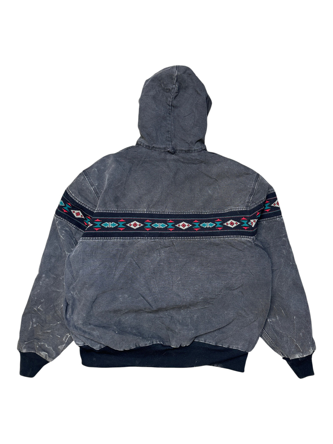 1990s Carhartt Aztec Hooded Jacket