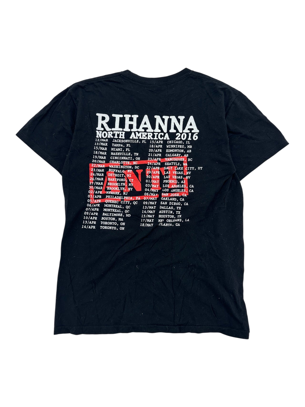 2016 Rihanna tour T-shirt
