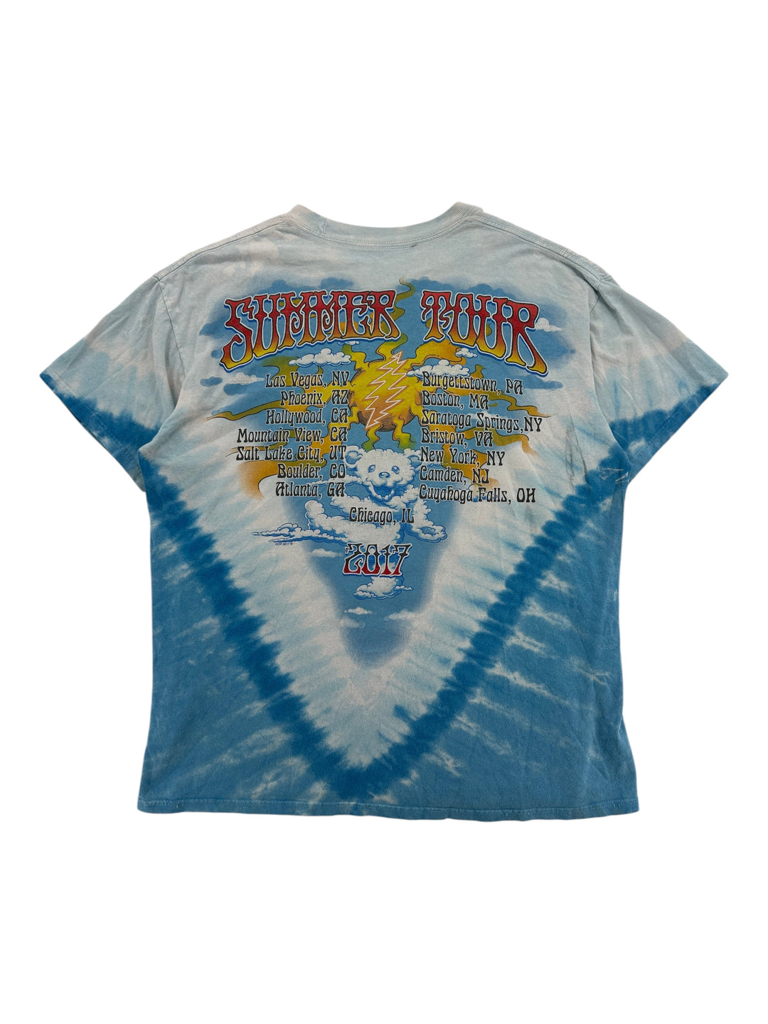 2017 GRATEFUL Dead Summer Tour T-shirt