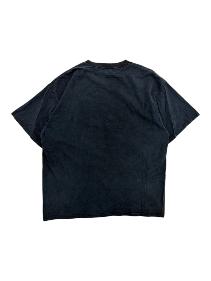 Exile Vintage black 1990s M.C. Escher Sky and Water graphic t-shirt, back view of XL cotton crewneck