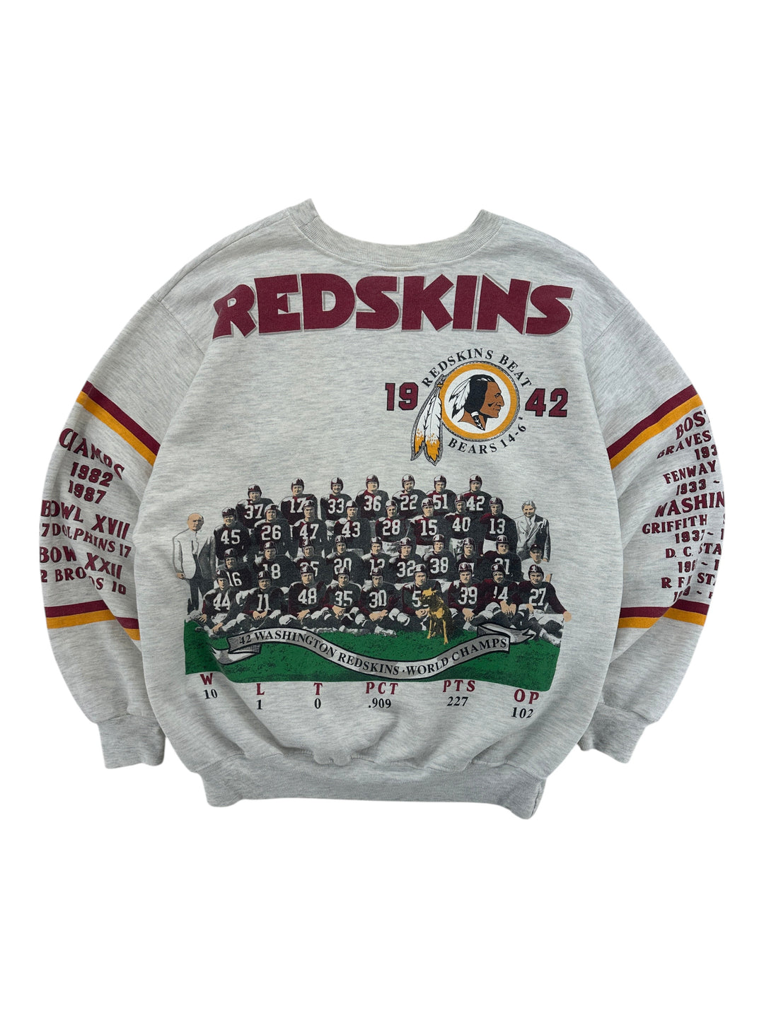 1990s Long Gone Washington Redskins Crewneck