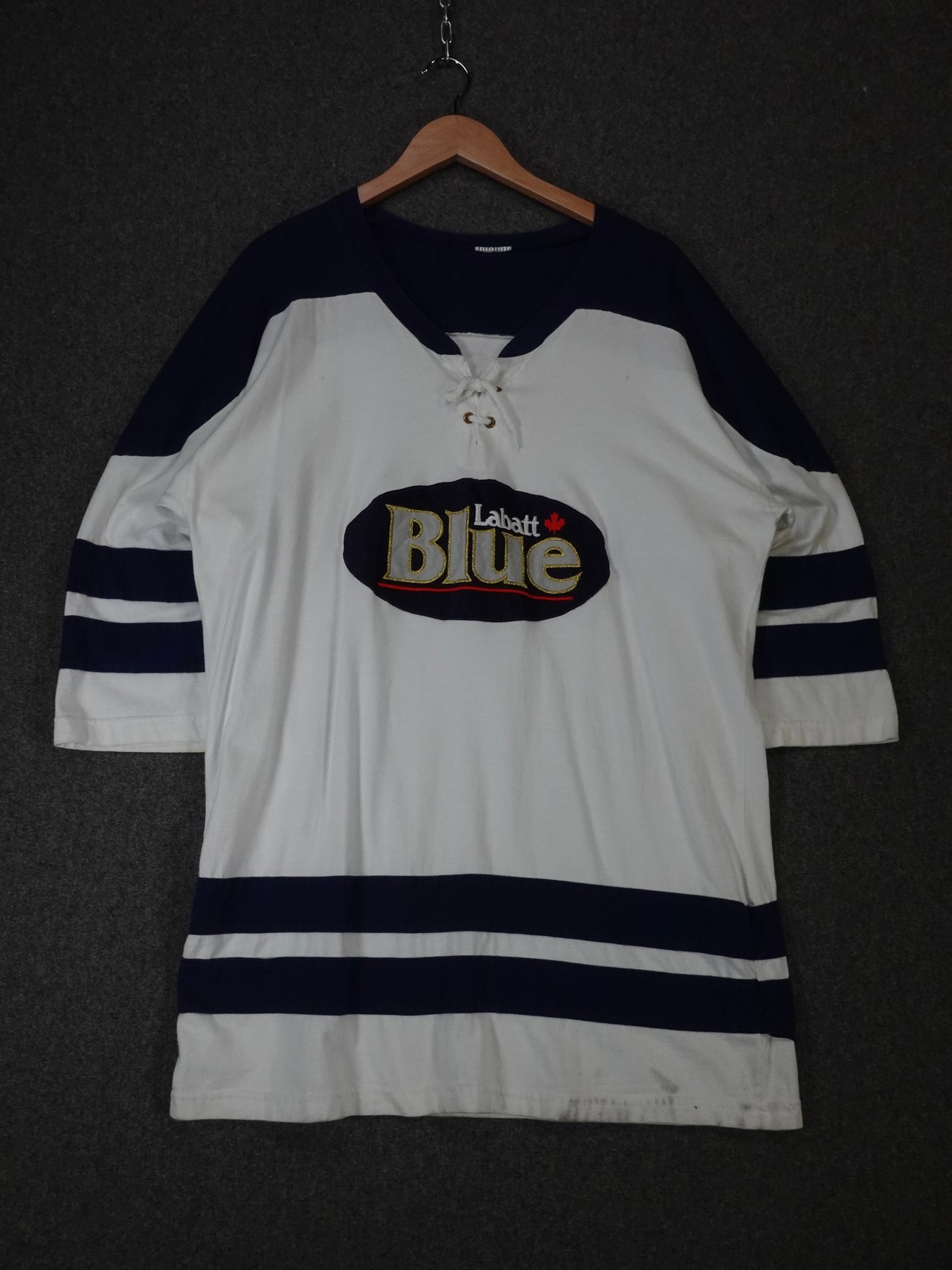 Vintage 1990s - Labatt Blue Hockey Sweatshirt/Jersey