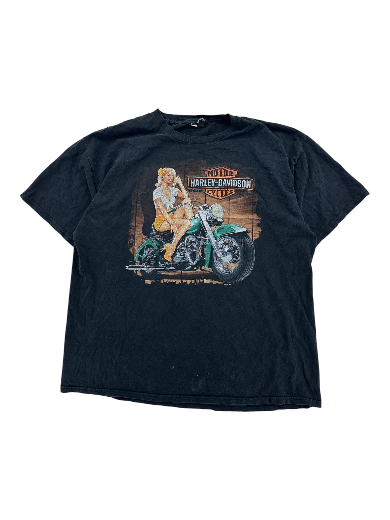 Y2K Harley-Davidson Pinup Girl T-shirt