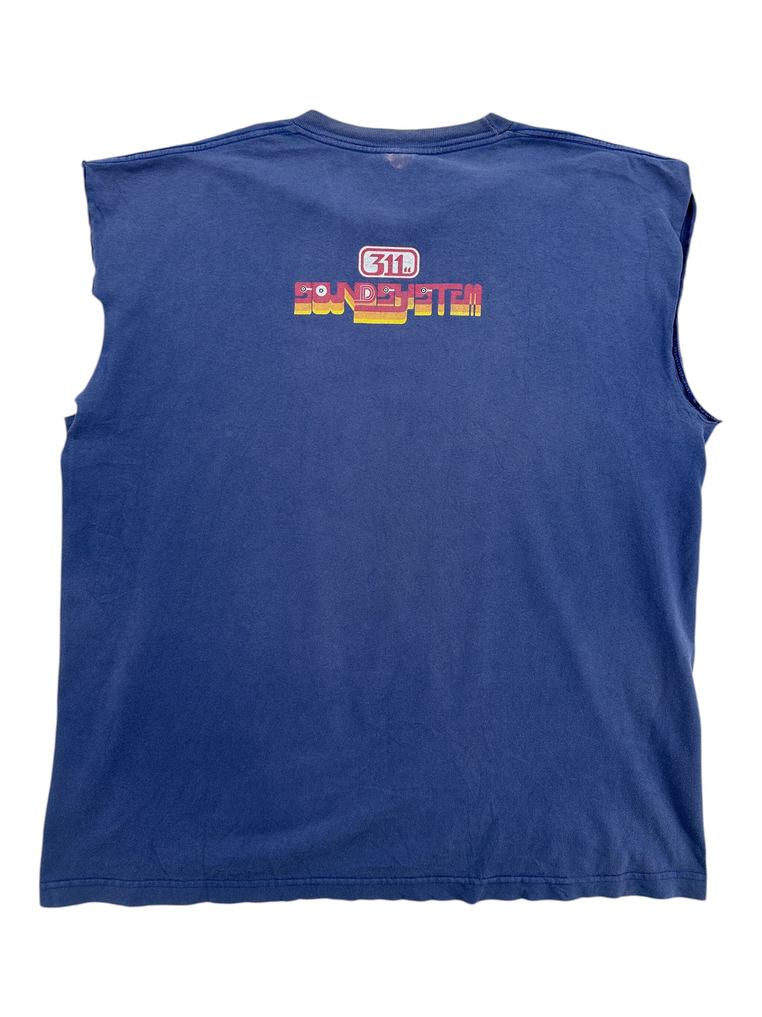 1990s Three Eleven Sound System No Sleeve Shirt