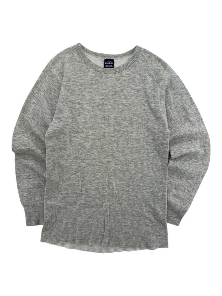 1980s Duofold Grey Long Sleeve Thermal Shirt