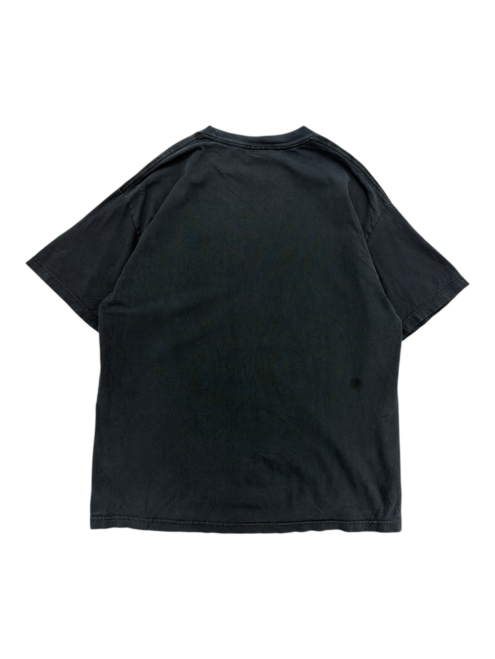 Exile Vintage 2000s Tupac graphic t-shirt in black, back view of XL cotton crew neck tee