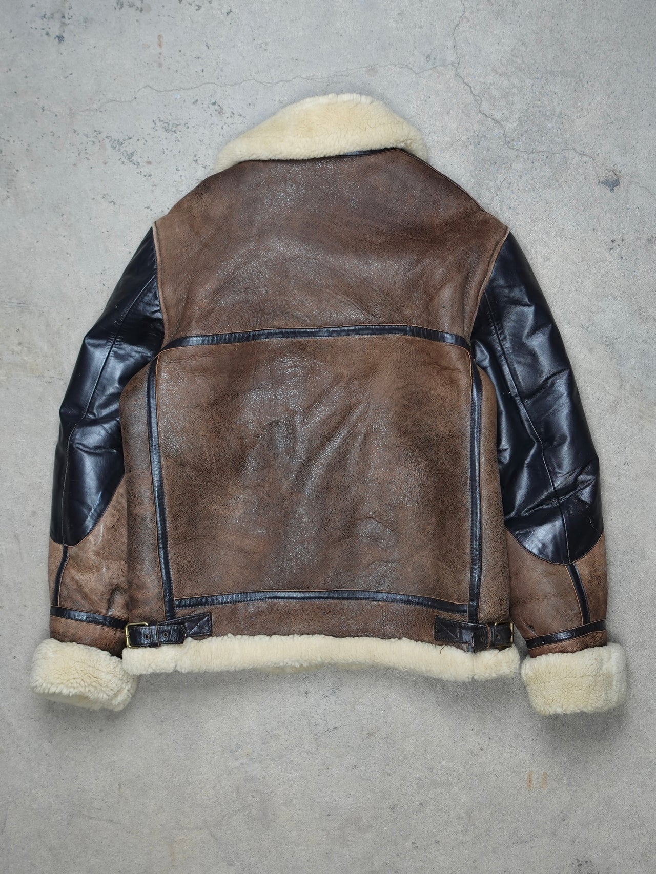 1970S - TILLY SHEARLING B-3 FLIGHT JACKET